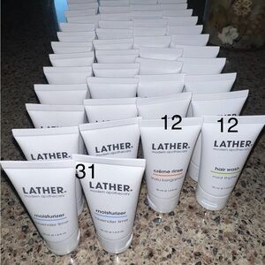 LATHER Skincare Collection (roughly 250) CLEAN LIST - Travel Size